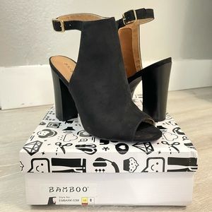 Bamboo Black Bootie